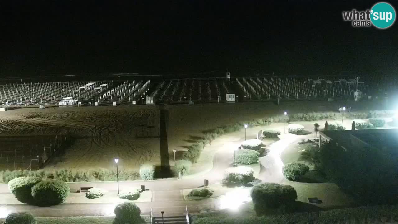 The beach of Bibione webcam – Italy