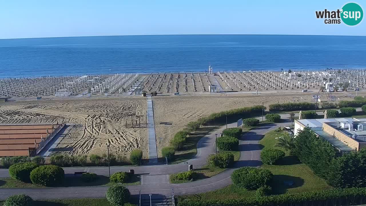 La camera en vivo de la playa de Bibione – Italia