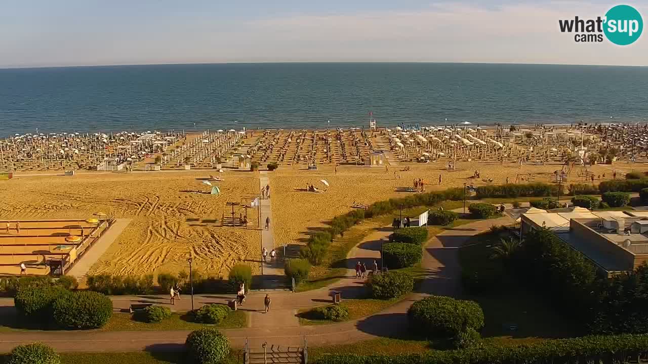 La camera en vivo de la playa de Bibione – Italia