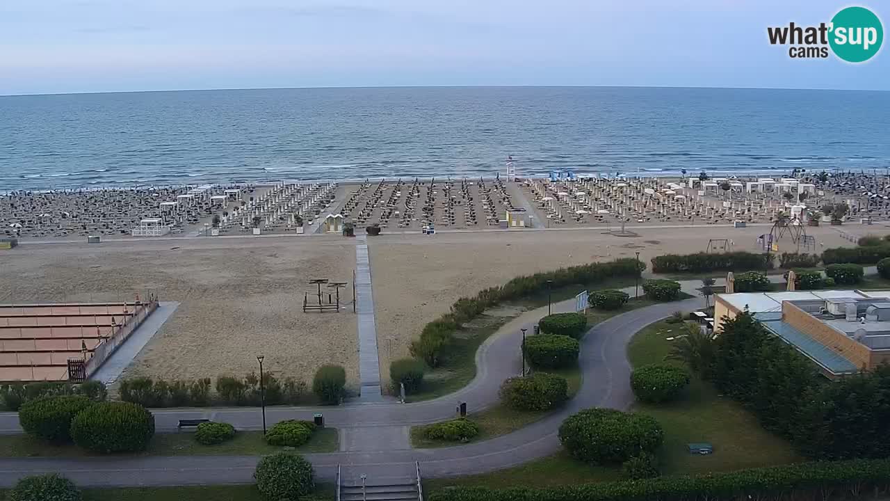 La camera en vivo de la playa de Bibione – Italia