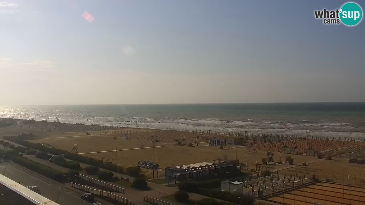 La camera en vivo de la playa de Bibione – Italia