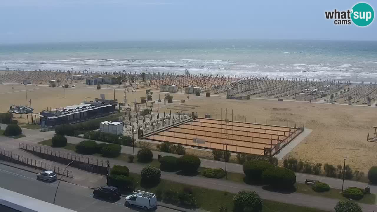 La camera en vivo de la playa de Bibione – Italia