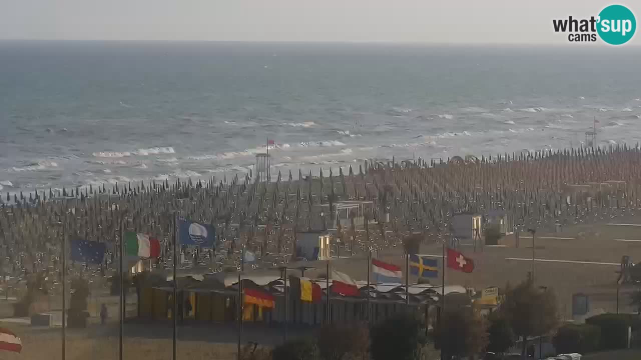 La camera en vivo de la playa de Bibione – Italia