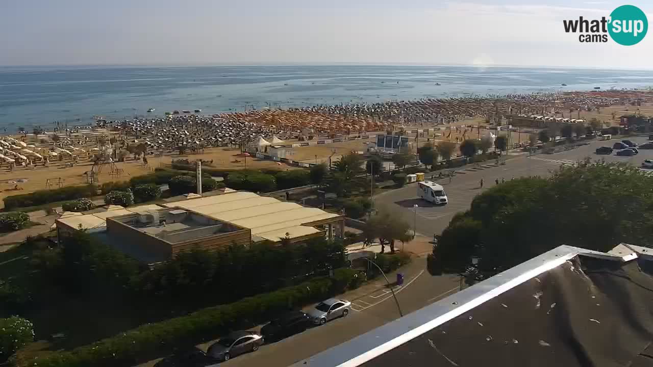 The beach of Bibione webcam – Italy