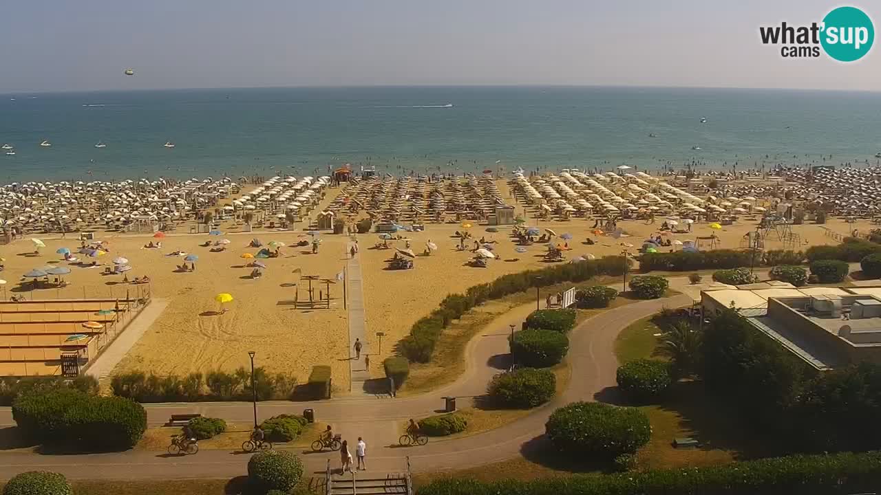 La camera en vivo de la playa de Bibione – Italia