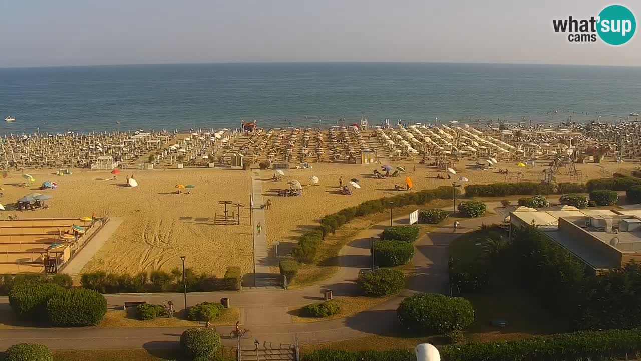 The beach of Bibione webcam – Italy