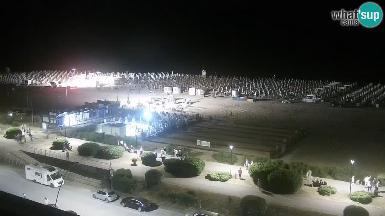The beach of Bibione webcam – Italy