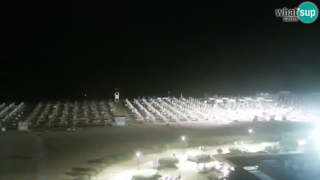The beach of Bibione webcam – Italy