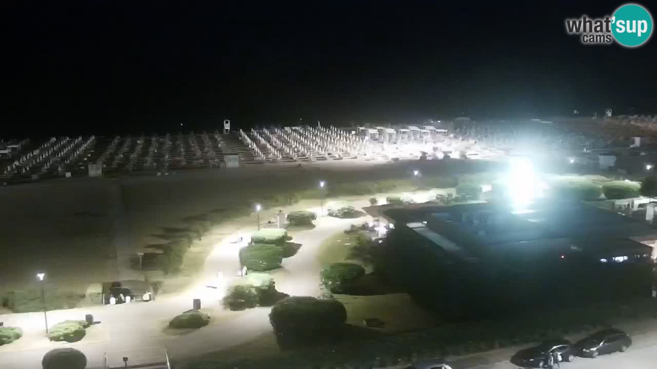 La spiaggia di Bibione webcam live e piazzale Zenit