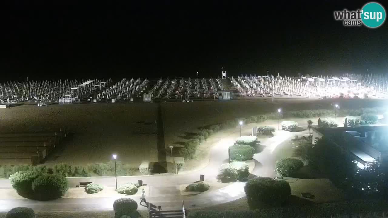 The beach of Bibione webcam – Italy