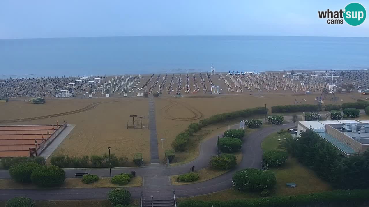 The beach of Bibione webcam – Italy