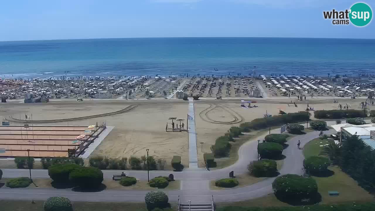 Plaža Bibione Spletna kamera – Italija