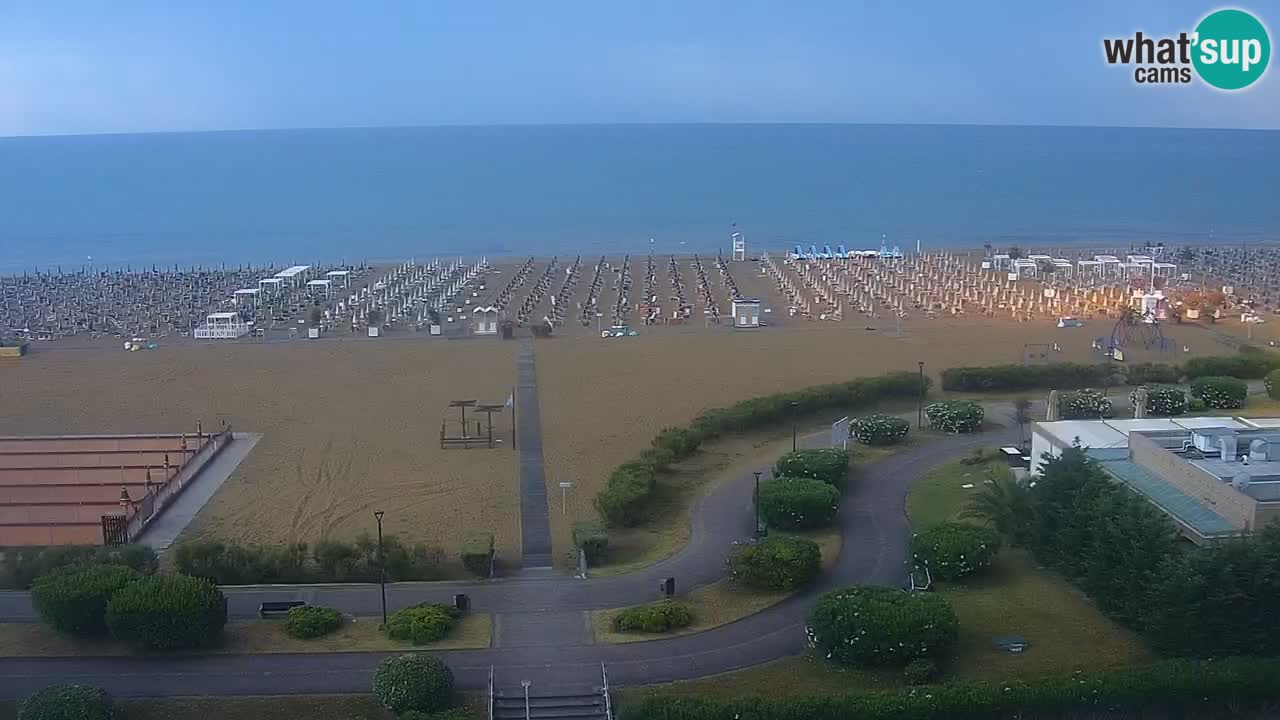 La camera en vivo de la playa de Bibione – Italia
