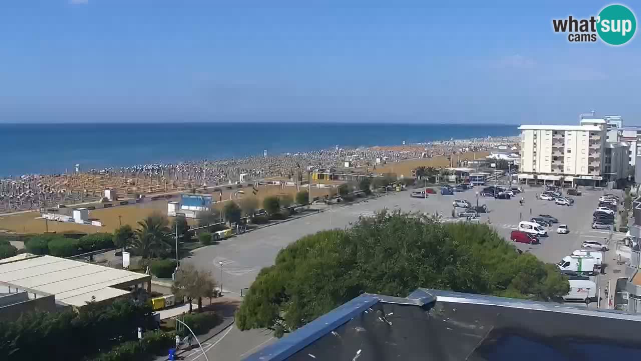 The beach of Bibione webcam – Italy