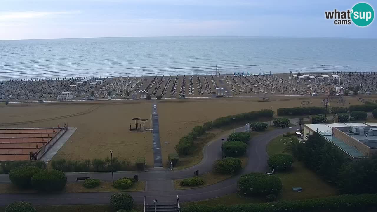 La camera en vivo de la playa de Bibione – Italia