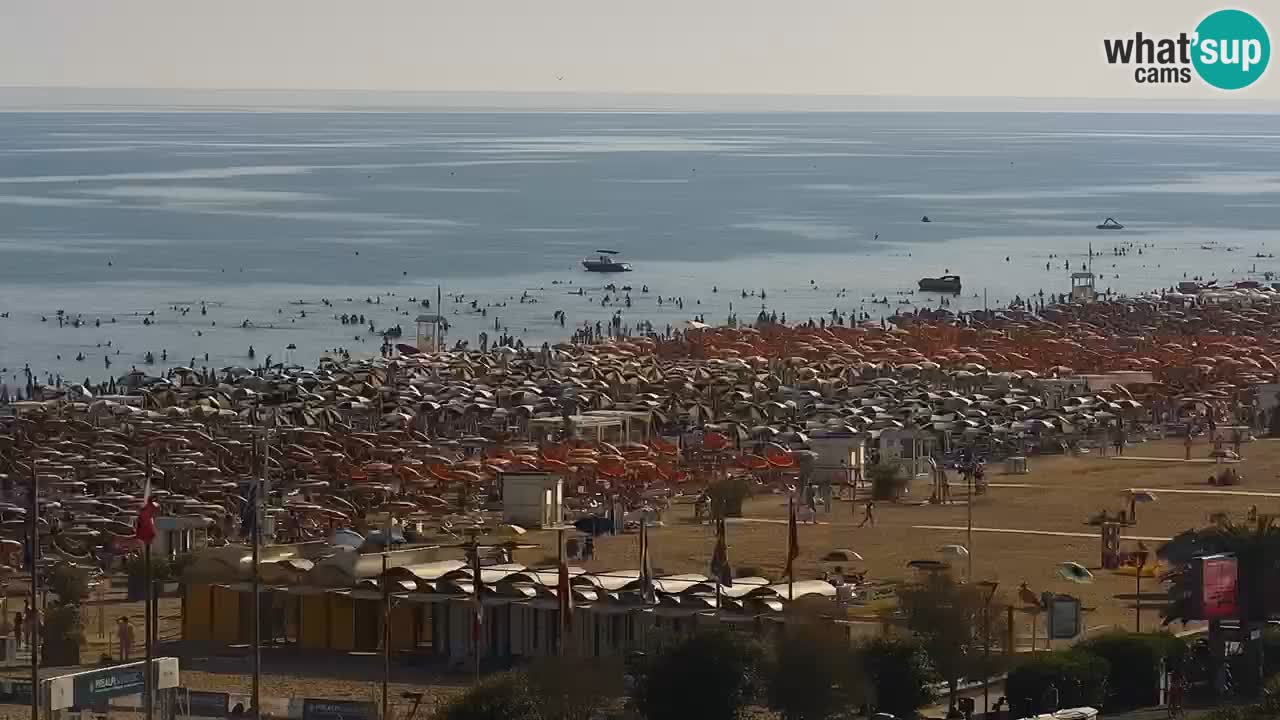 The beach of Bibione webcam – Italy