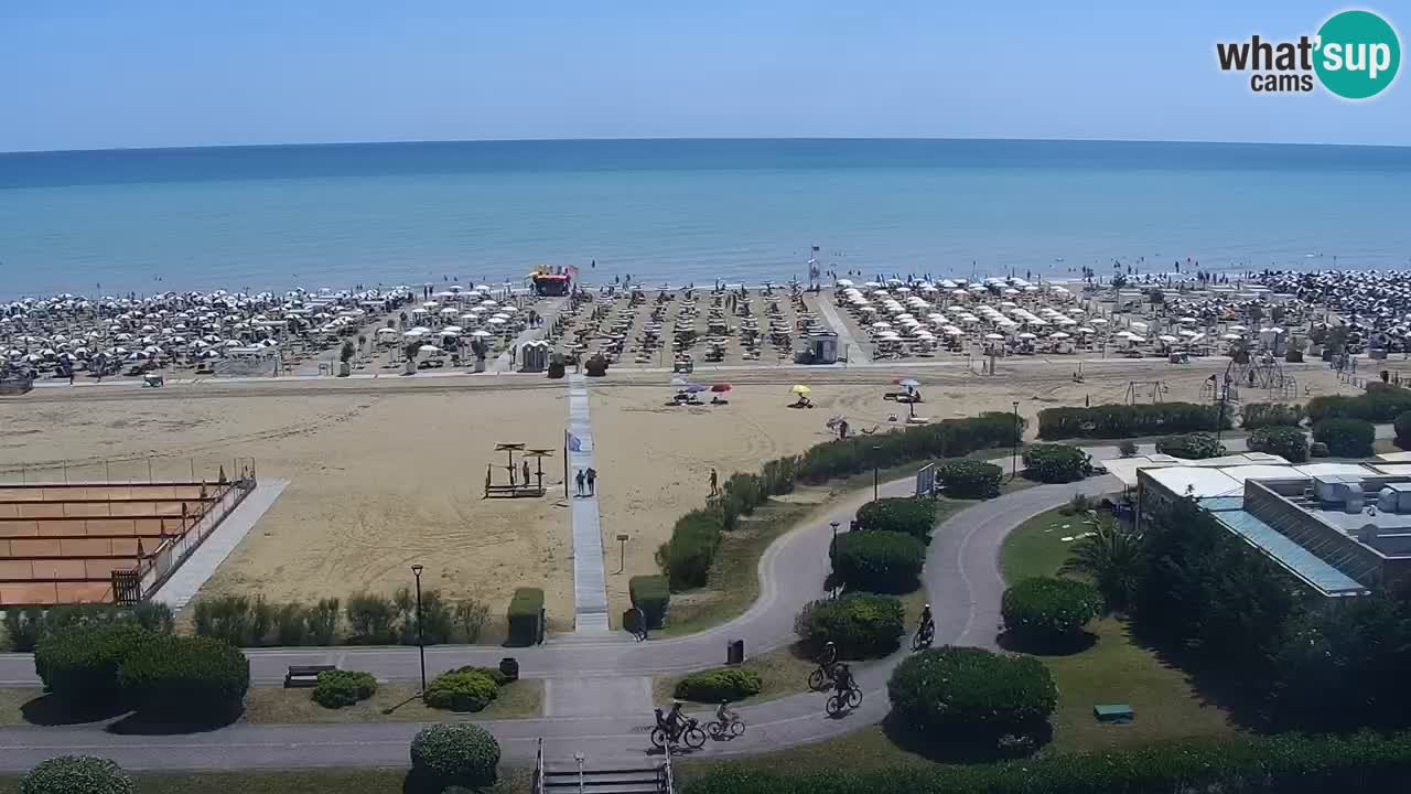 Webcam La plage de Bibione – Italie