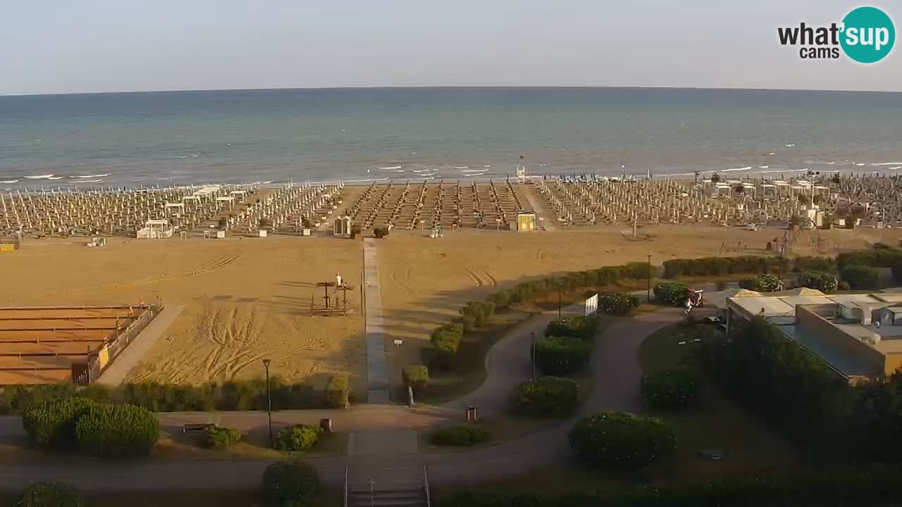 The beach of Bibione webcam – Italy