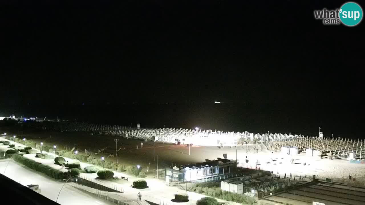 The beach of Bibione webcam – Italy