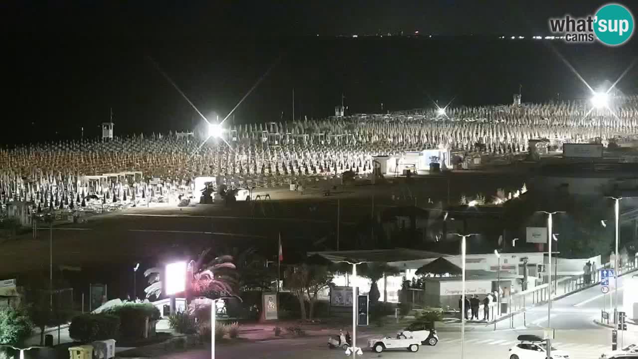 The beach of Bibione webcam – Italy