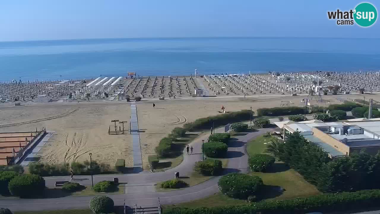 La camera en vivo de la playa de Bibione – Italia