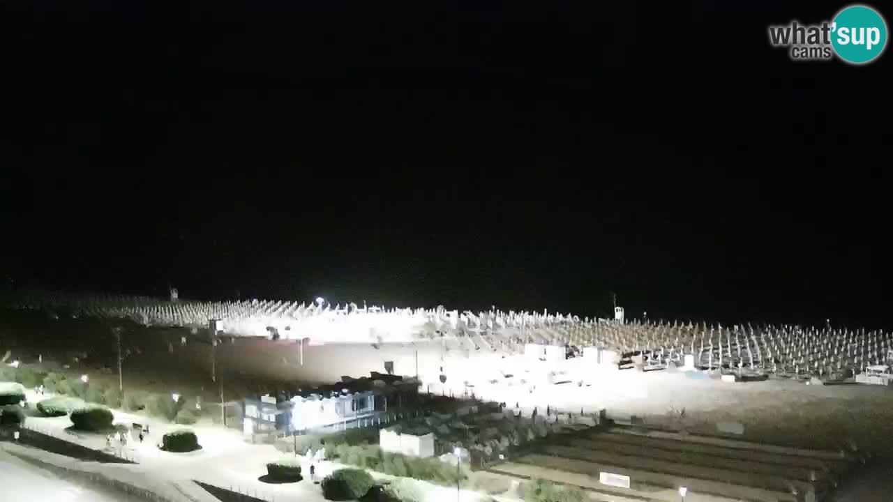 The beach of Bibione webcam – Italy
