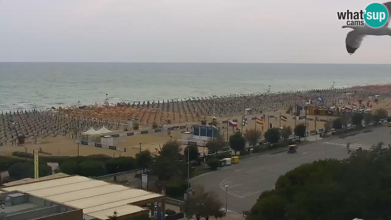 The beach of Bibione webcam – Italy