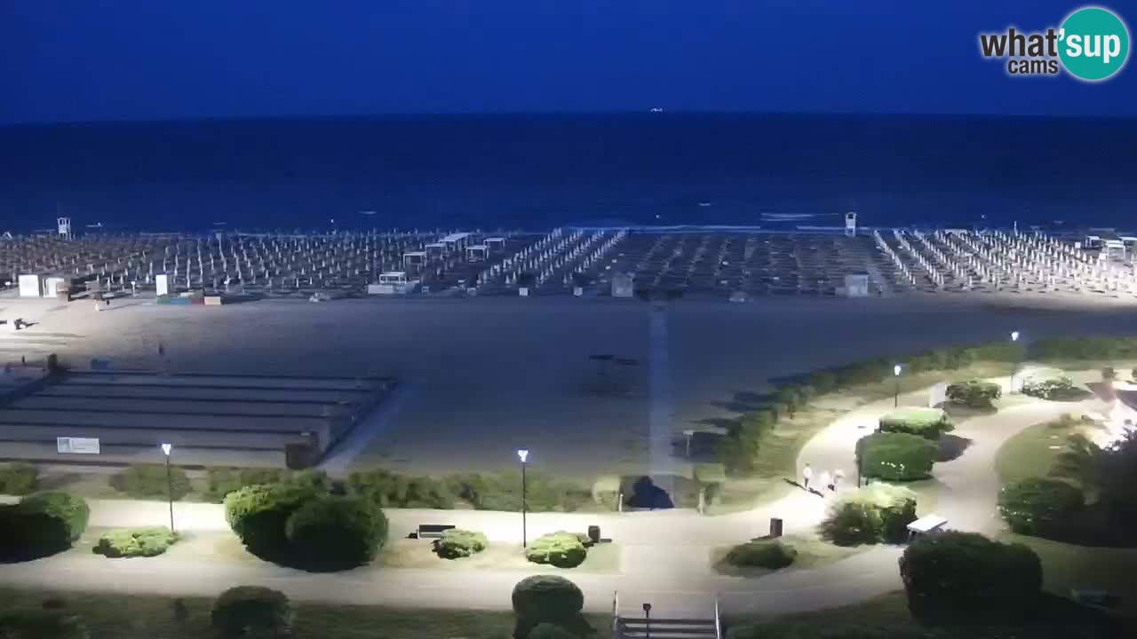 The beach of Bibione webcam – Italy