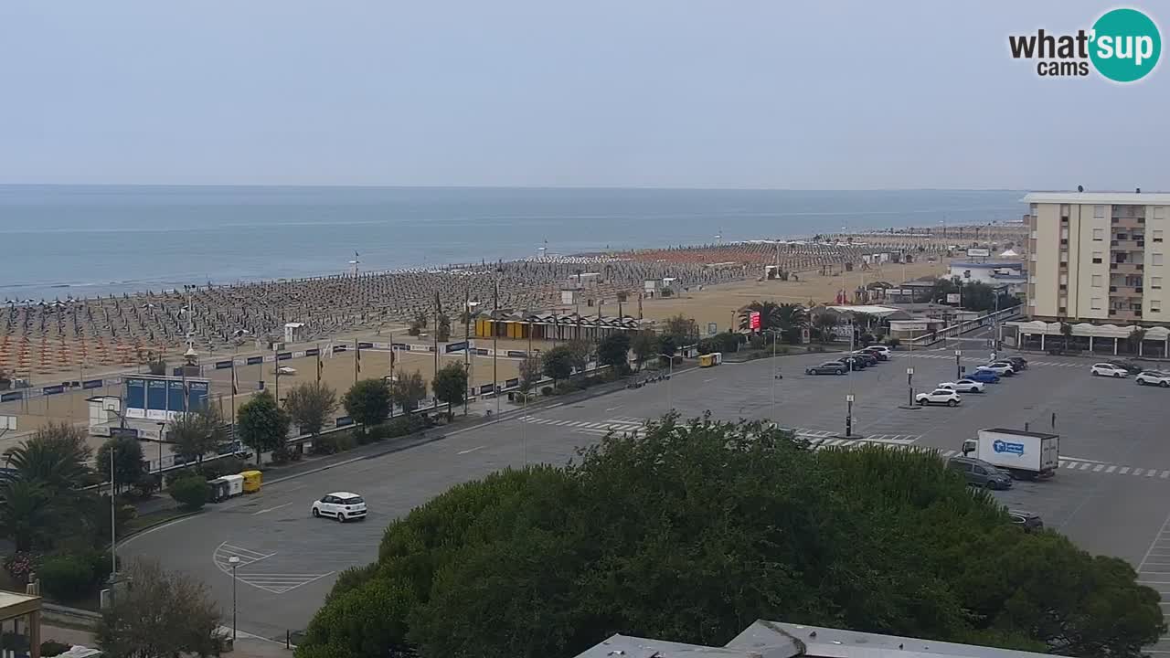 The beach of Bibione webcam – Italy