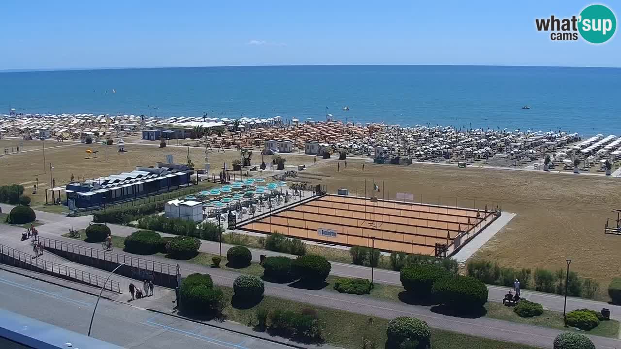 La camera en vivo de la playa de Bibione – Italia