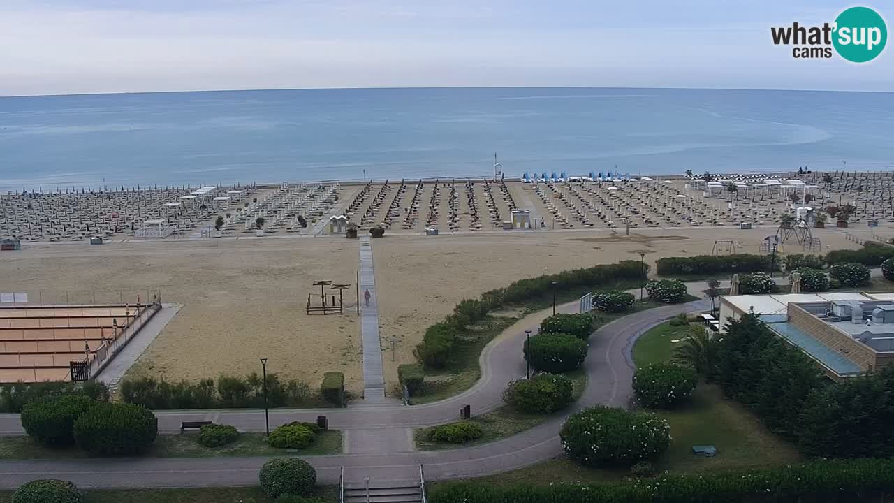 The beach of Bibione webcam – Italy
