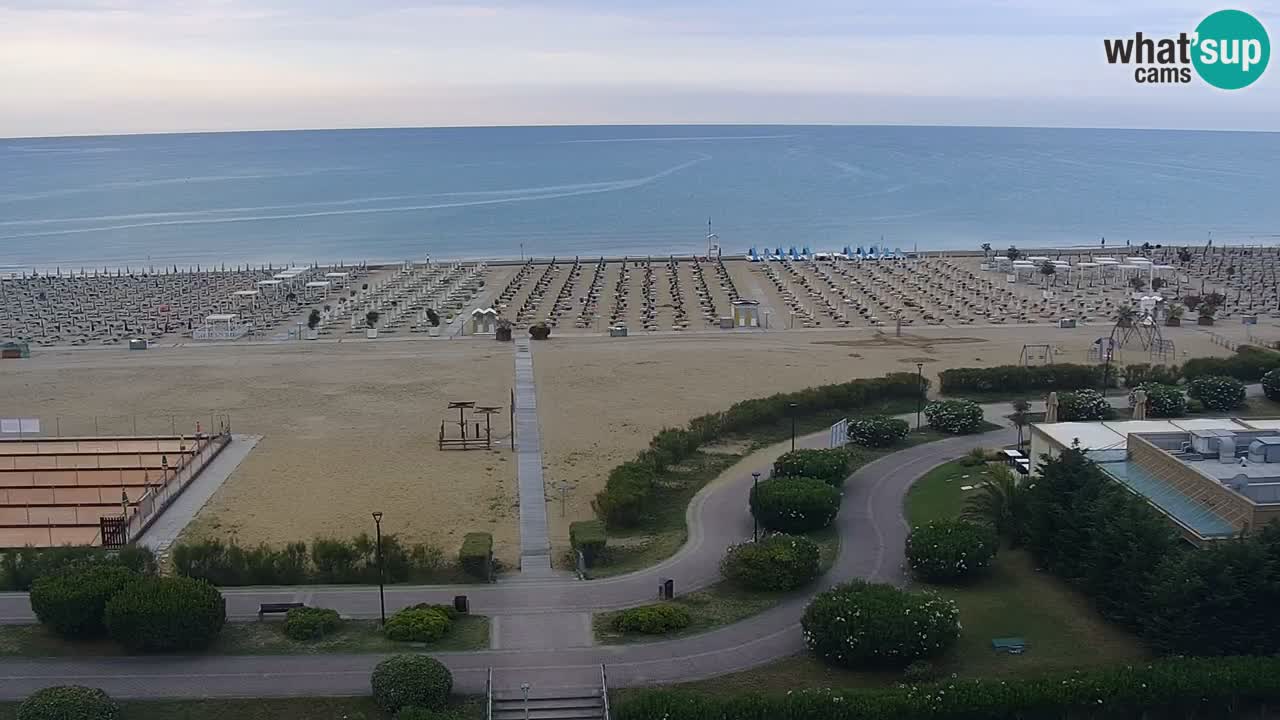 La camera en vivo de la playa de Bibione – Italia