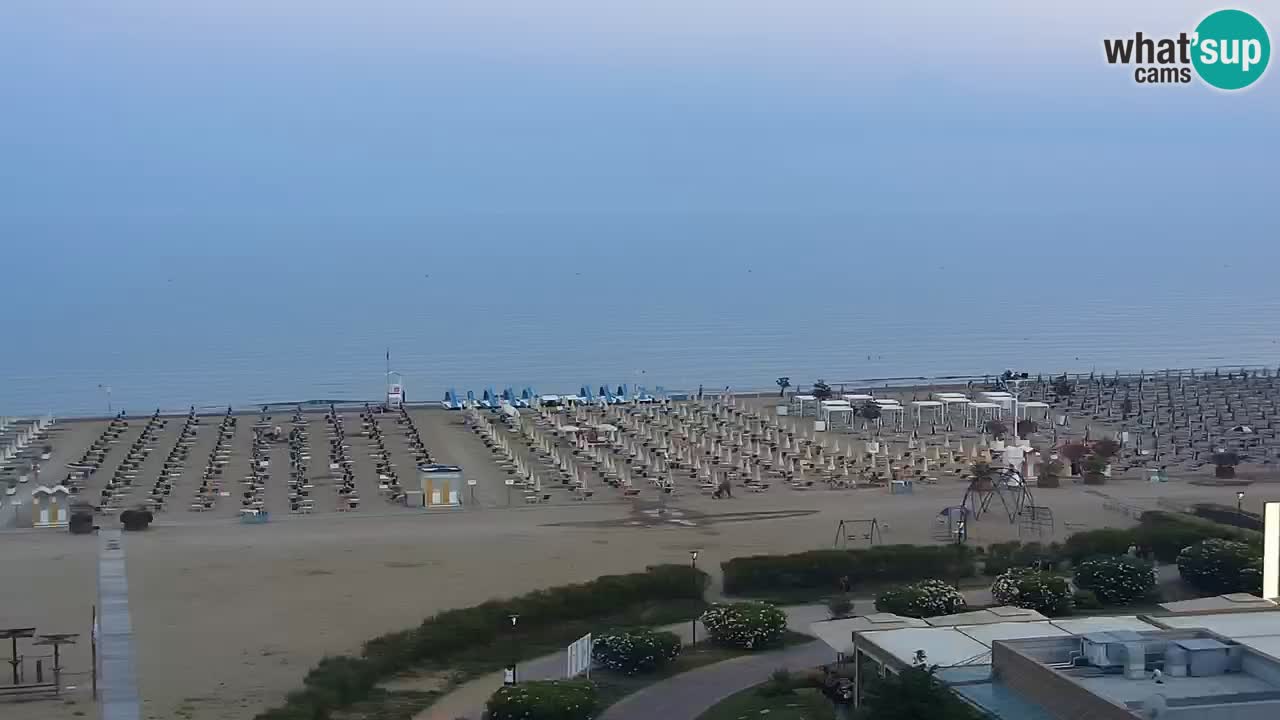 La camera en vivo de la playa de Bibione – Italia