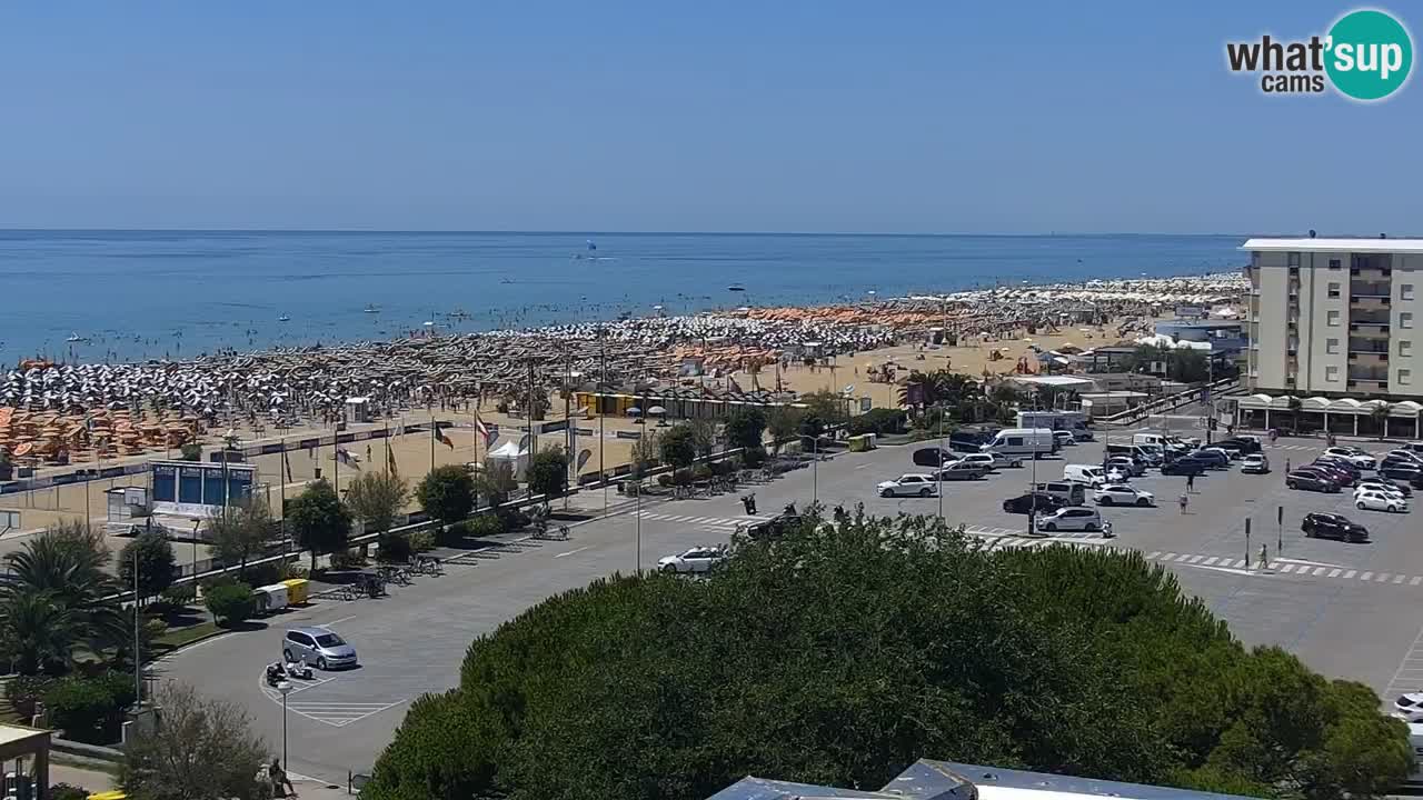 The beach of Bibione webcam – Italy