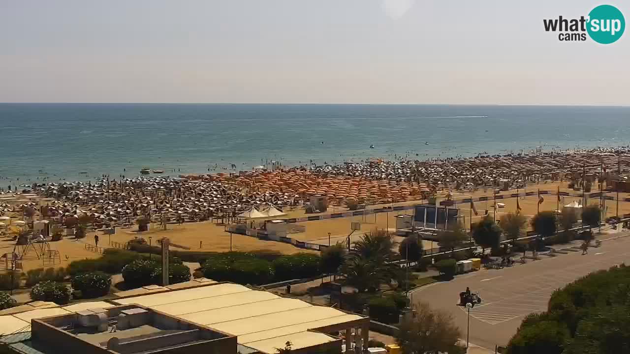 The beach of Bibione webcam – Italy
