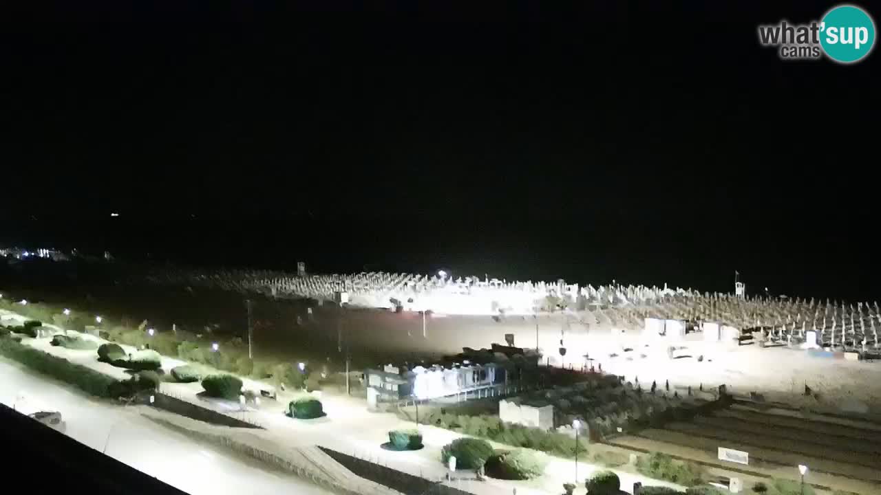 The beach of Bibione webcam – Italy