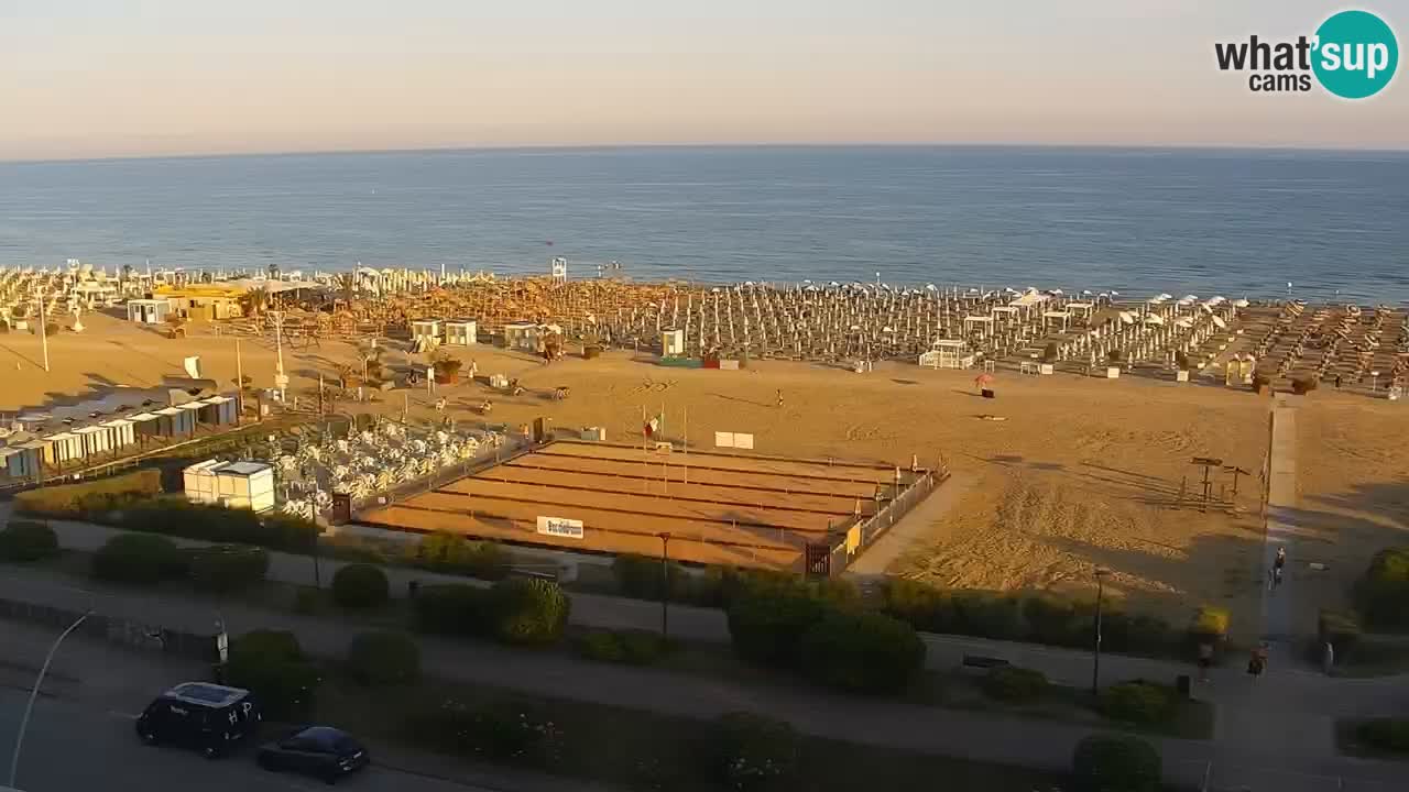 La camera en vivo de la playa de Bibione – Italia