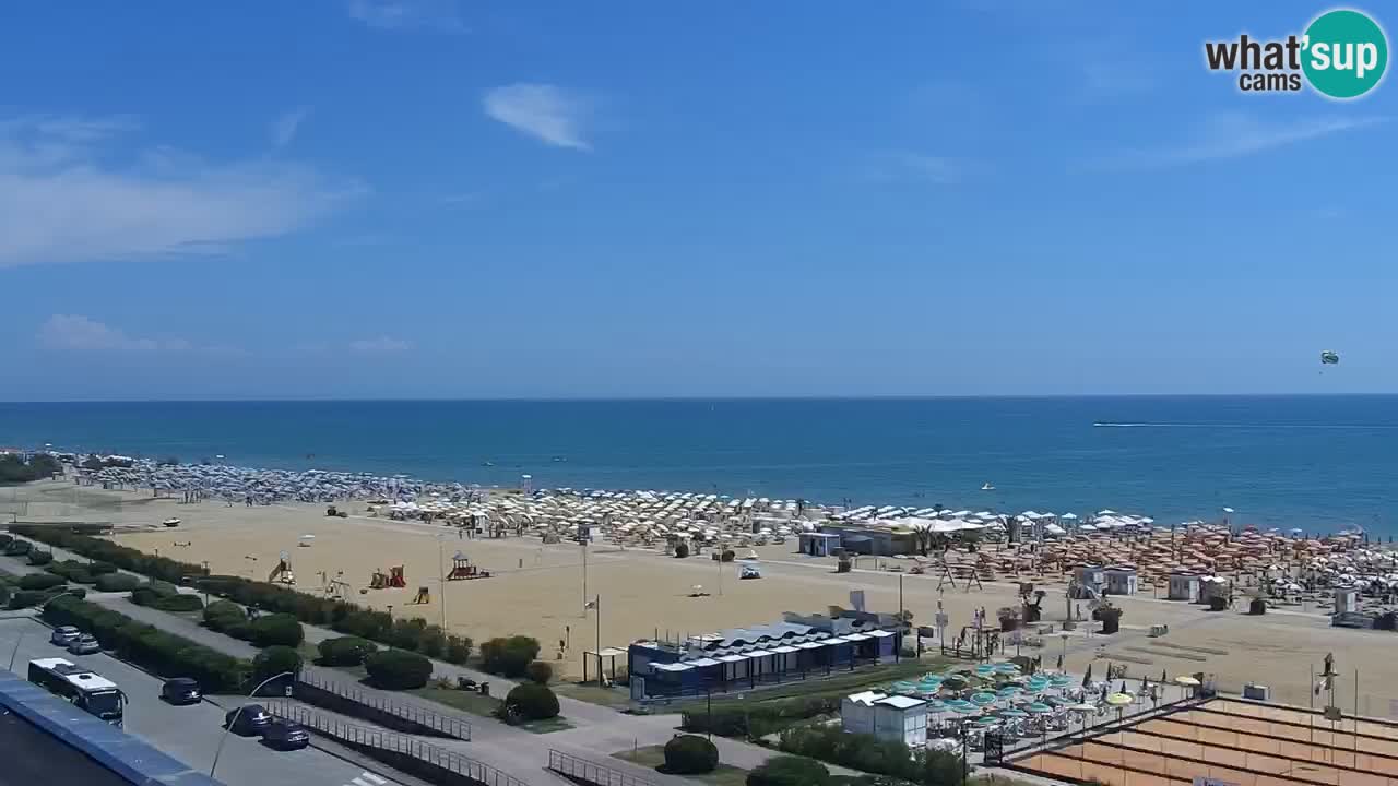 La camera en vivo de la playa de Bibione – Italia