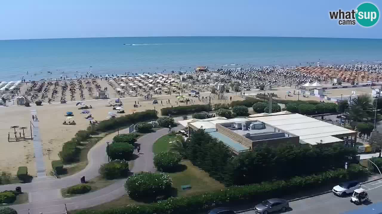 La camera en vivo de la playa de Bibione – Italia