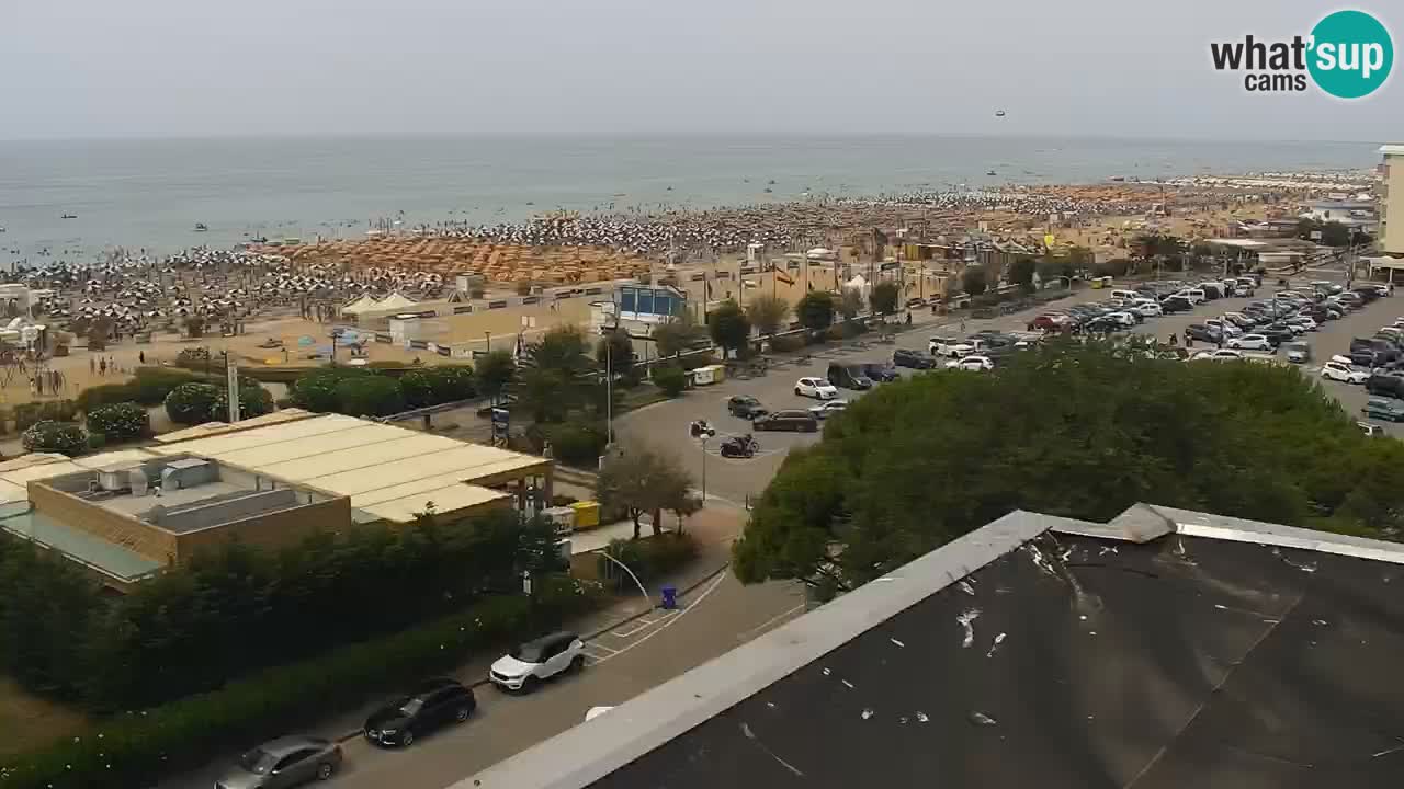 The beach of Bibione webcam – Italy