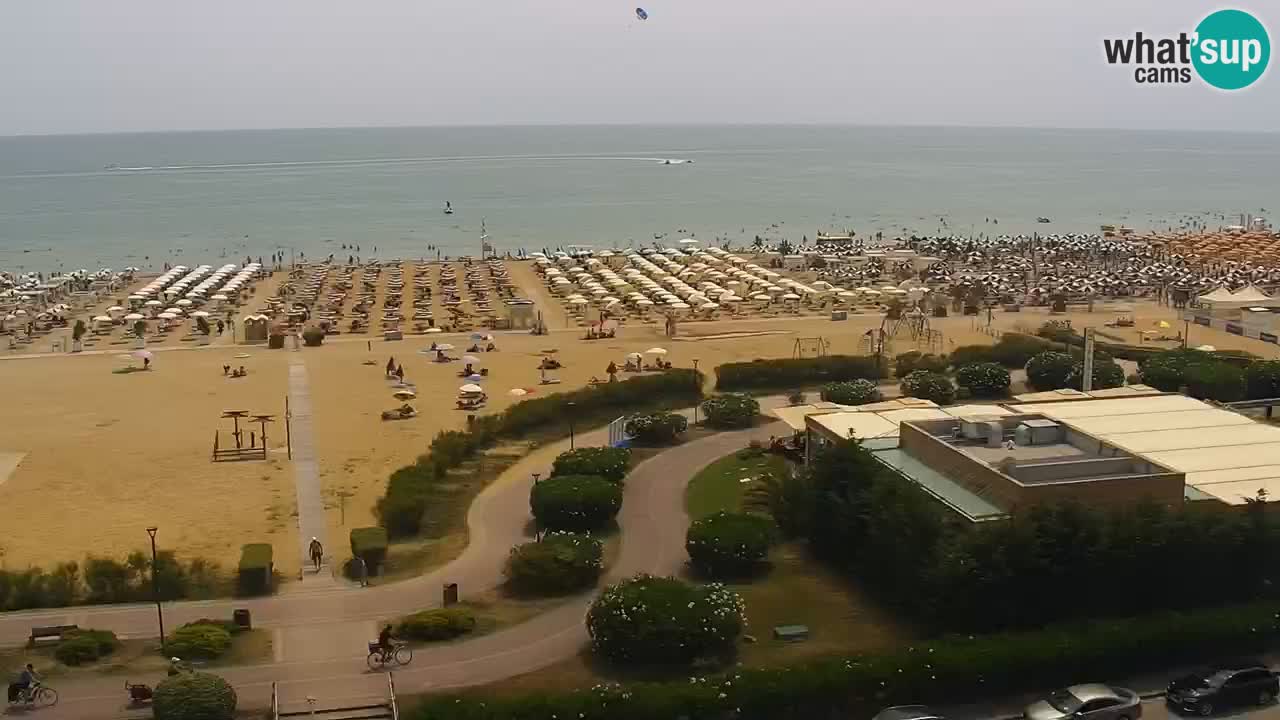 La camera en vivo de la playa de Bibione – Italia