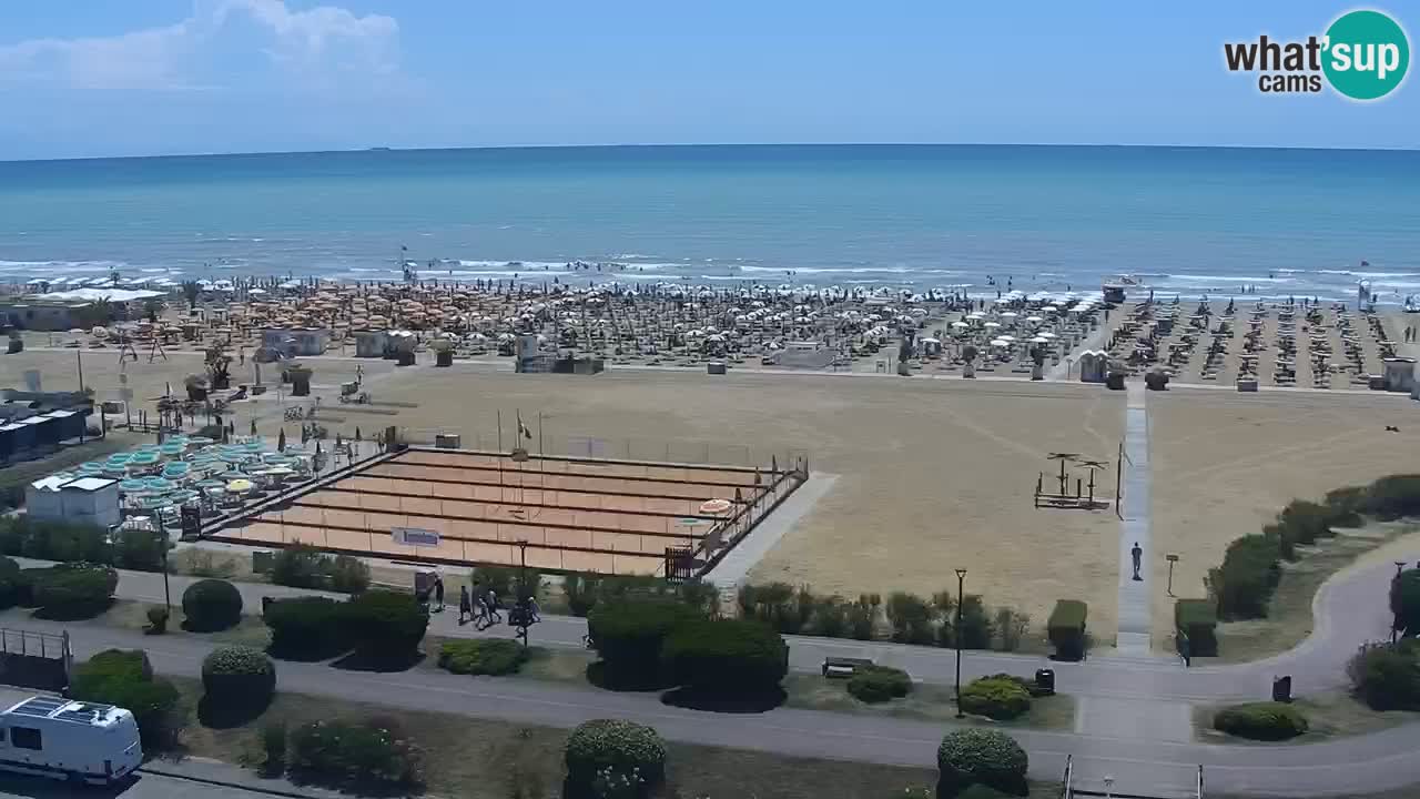 Plaža Bibione Spletna kamera – Italija