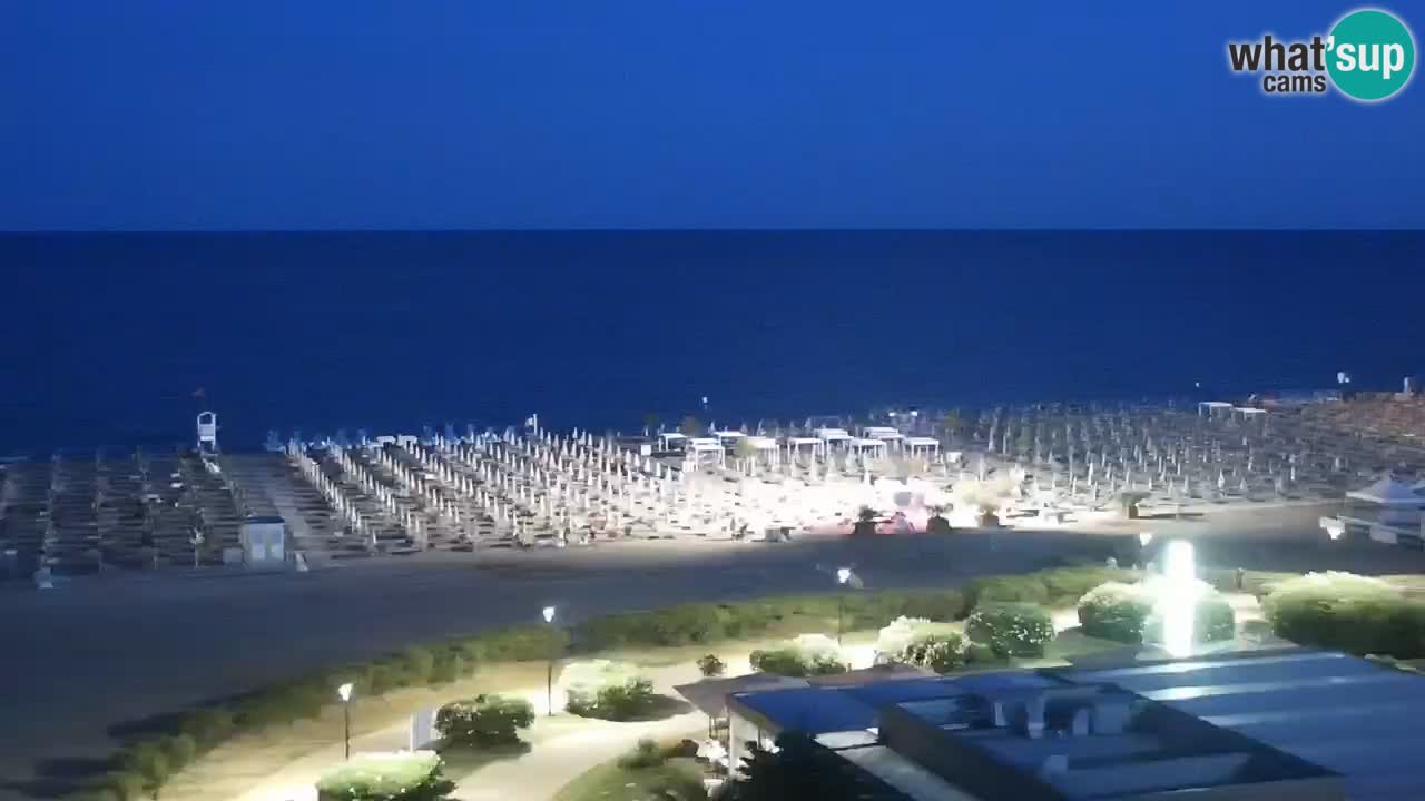 La camera en vivo de la playa de Bibione – Italia