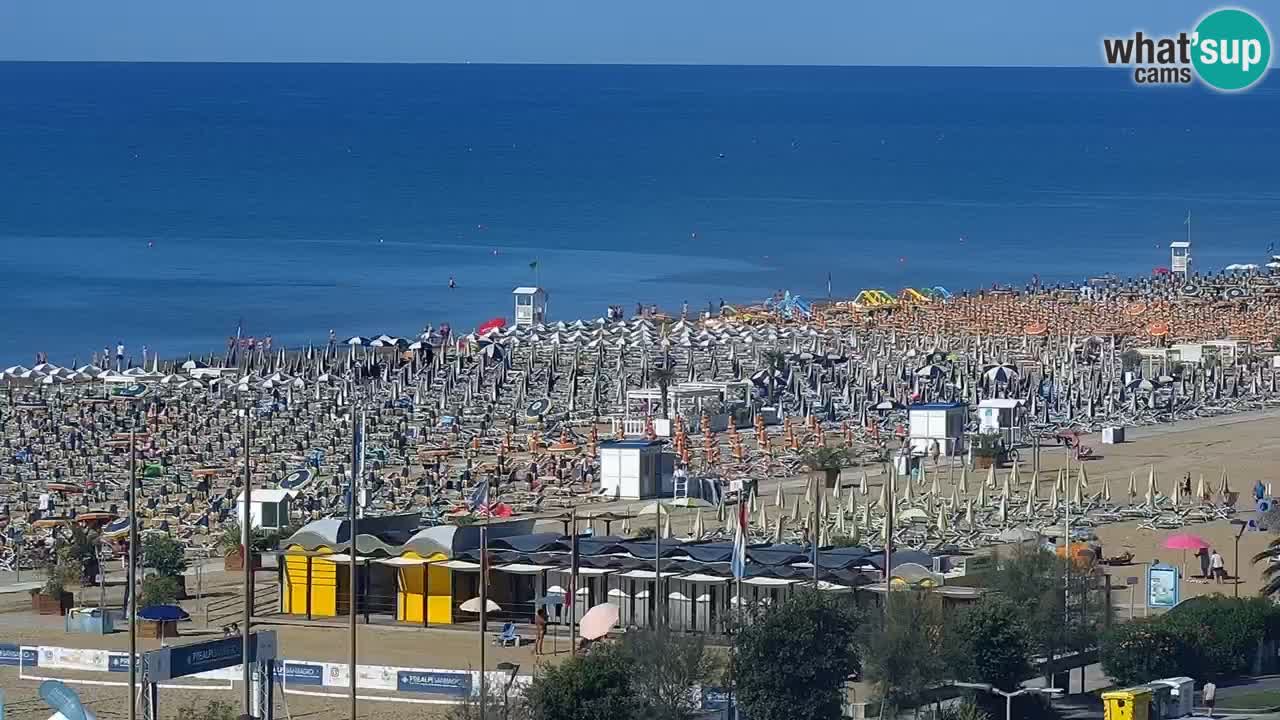 The beach of Bibione webcam – Italy