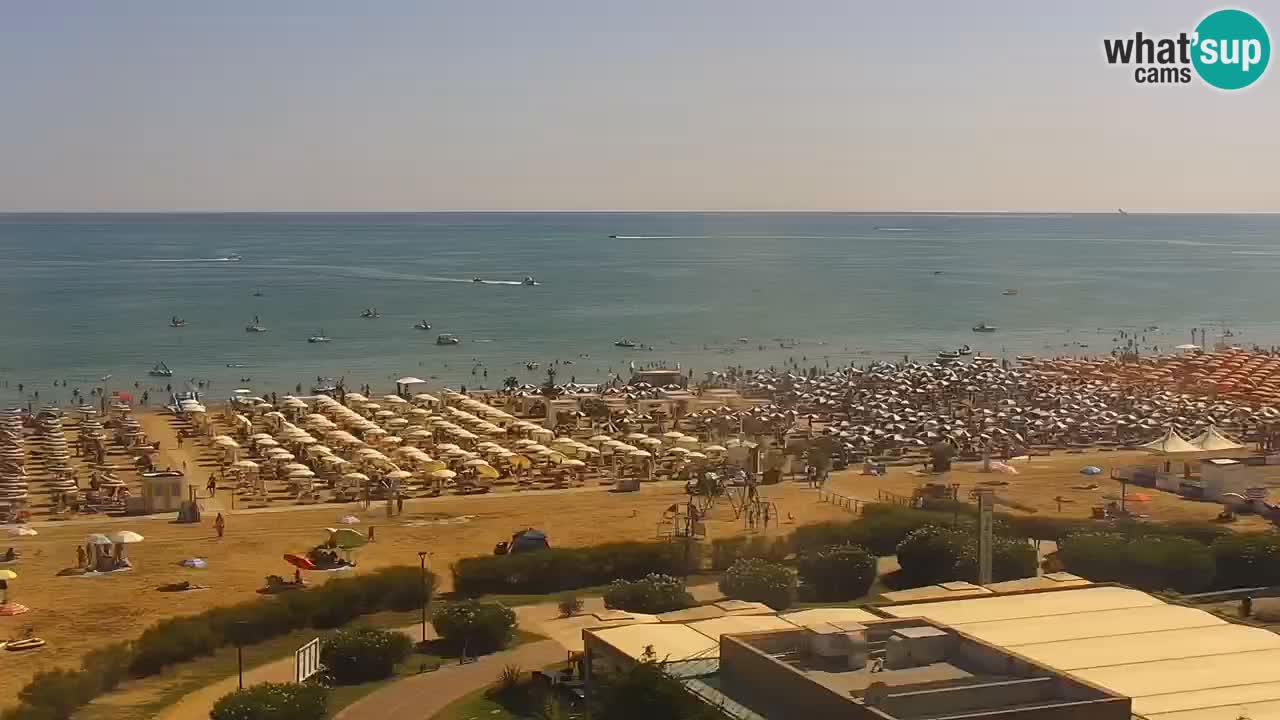 La camera en vivo de la playa de Bibione – Italia