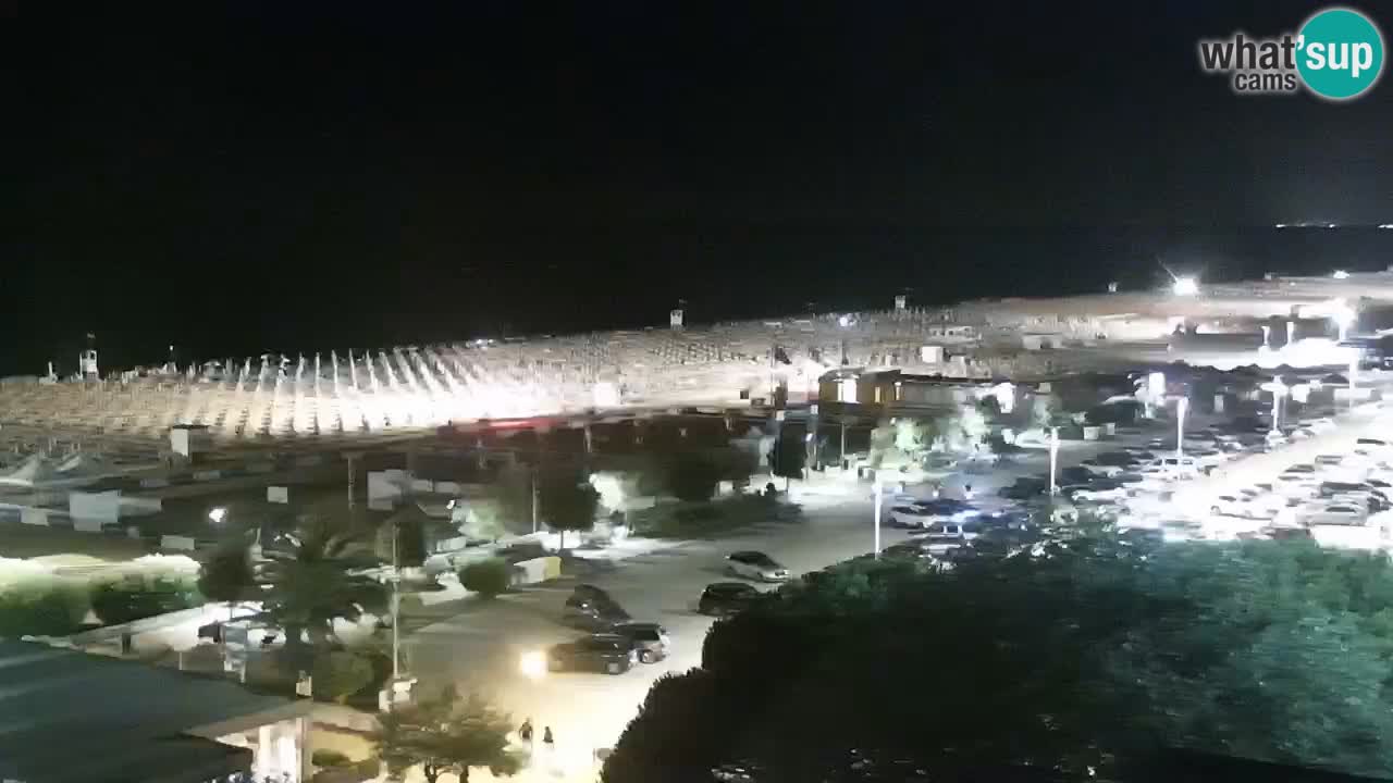 The beach of Bibione webcam – Italy