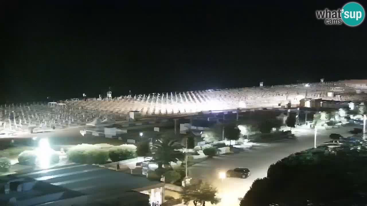 The beach of Bibione webcam – Italy