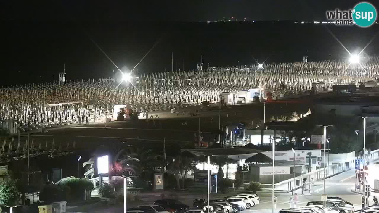 The beach of Bibione webcam – Italy