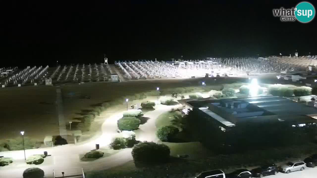 The beach of Bibione webcam – Italy