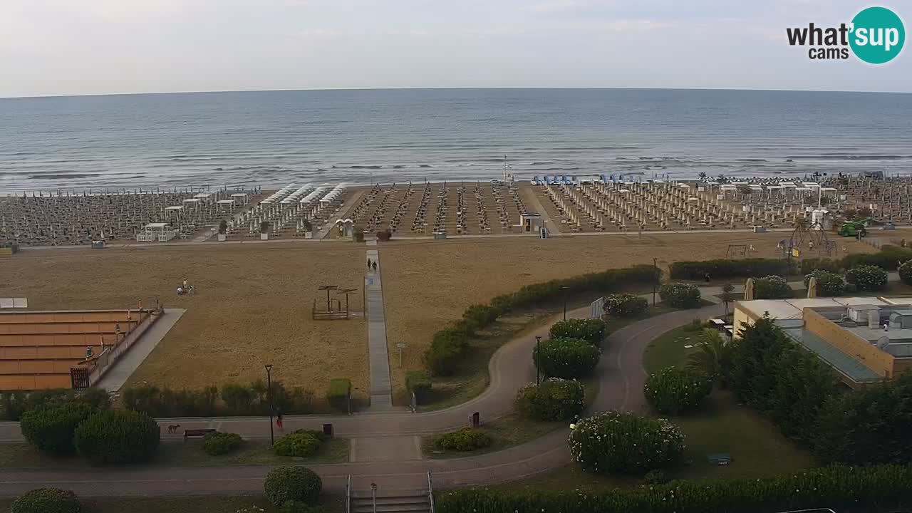 The beach of Bibione webcam – Italy